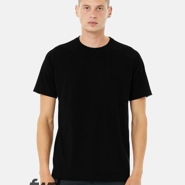 Men's Heather CVC Raglan Tee Thumbnail