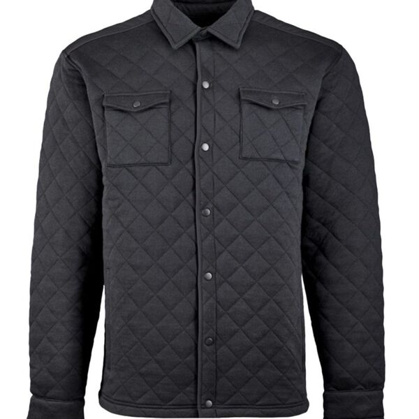 Quilted Jersey Shirt Jacket Thumbnail