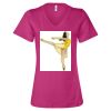 Women’s Relaxed Jersey V-Neck Tee Thumbnail