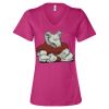 Women’s Relaxed Jersey V-Neck Tee Thumbnail
