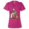 Women’s Relaxed Jersey V-Neck Tee Thumbnail