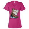 Women’s Relaxed Jersey V-Neck Tee Thumbnail