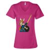 Women’s Relaxed Jersey V-Neck Tee Thumbnail