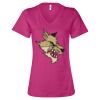 Women’s Relaxed Jersey V-Neck Tee Thumbnail