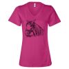 Women’s Relaxed Jersey V-Neck Tee Thumbnail