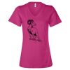 Women’s Relaxed Jersey V-Neck Tee Thumbnail