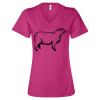 Women’s Relaxed Jersey V-Neck Tee Thumbnail