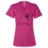 Women’s Relaxed Jersey V-Neck Tee Thumbnail