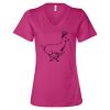 Women’s Relaxed Jersey V-Neck Tee Thumbnail
