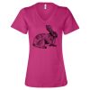 Women’s Relaxed Jersey V-Neck Tee Thumbnail