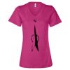 Women’s Relaxed Jersey V-Neck Tee Thumbnail