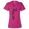 Women’s Relaxed Jersey V-Neck Tee Thumbnail