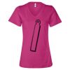 Women’s Relaxed Jersey V-Neck Tee Thumbnail
