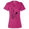 Women’s Relaxed Jersey V-Neck Tee Thumbnail